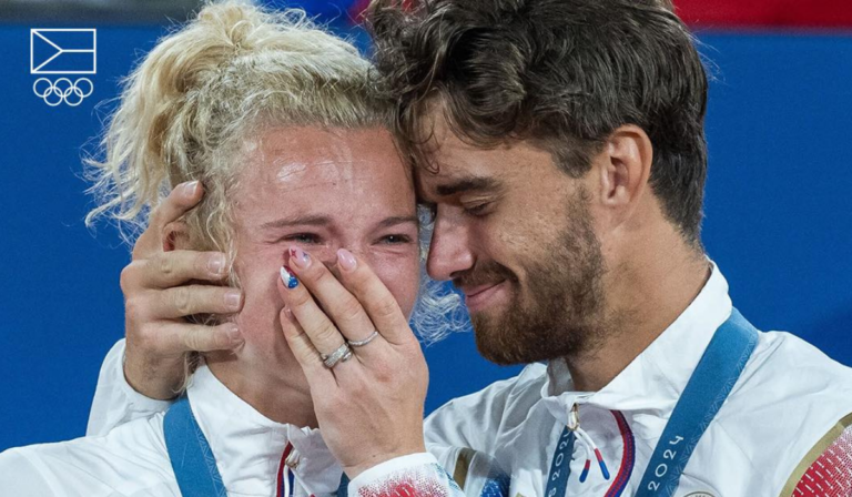 Kateřina Siniaková a Tomáš Macháč