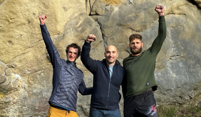 Štěpán Zub (Mixit) s Adamem Ondrou a Jiřím Procházkou