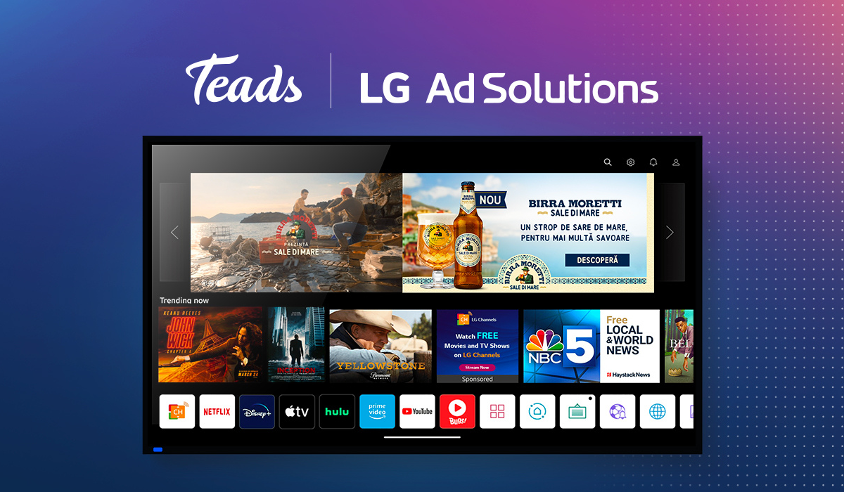 Teads a LG Ad Solutions
