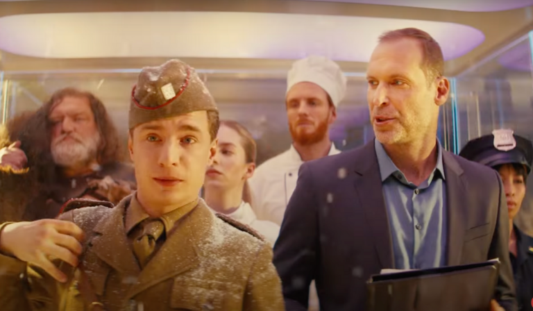 Oskar Hes a Petr Čech