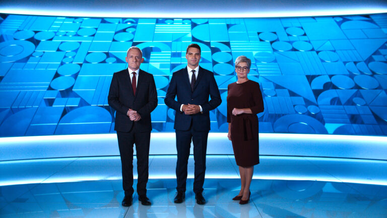 Volby na ČT24_studio © Česká televize