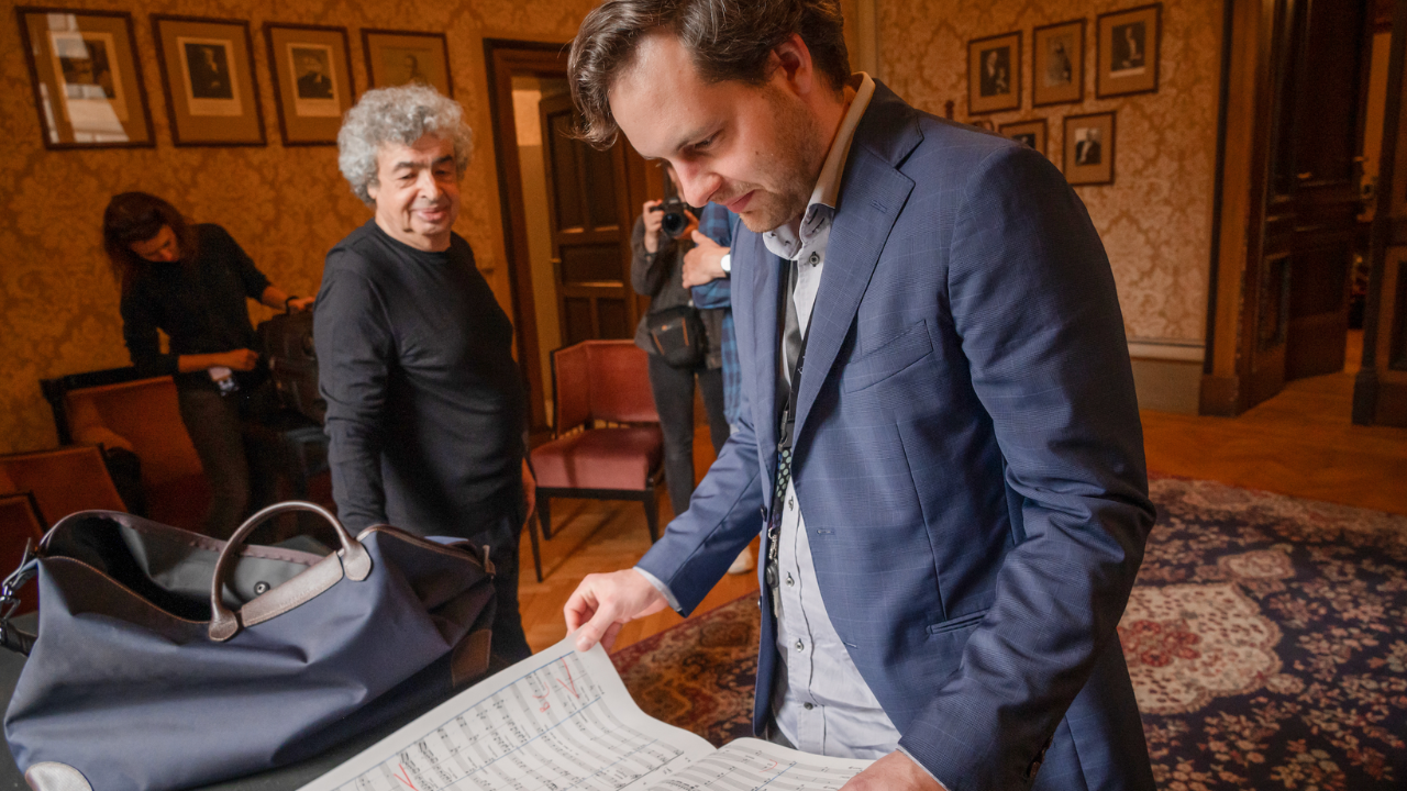 Česká filharmonie při natáčení kampaně v Japonsku