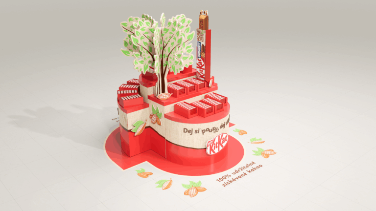 KitKat render udržitelně