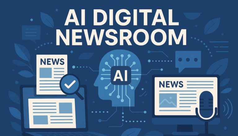 AI digital newsroom