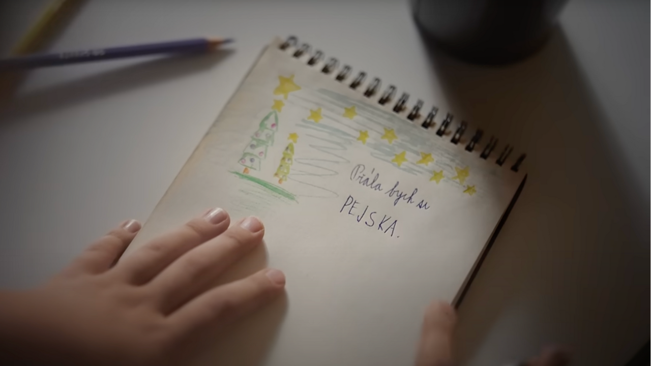 Brit vánoční reklama