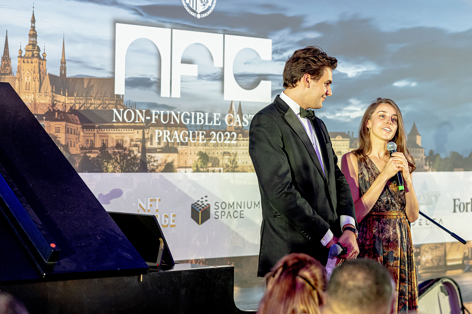 Ileana and William Rudolf Lobkowicz Speaking at Non-Fungible Castle 2022-PhotocreditJanMalý