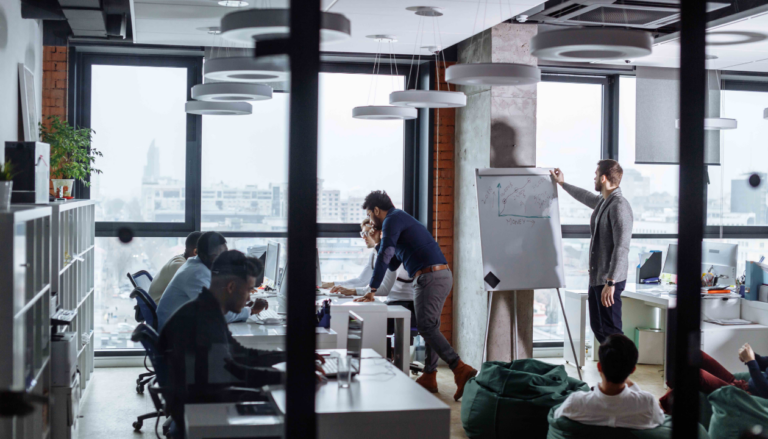 office ilustrační kancelář