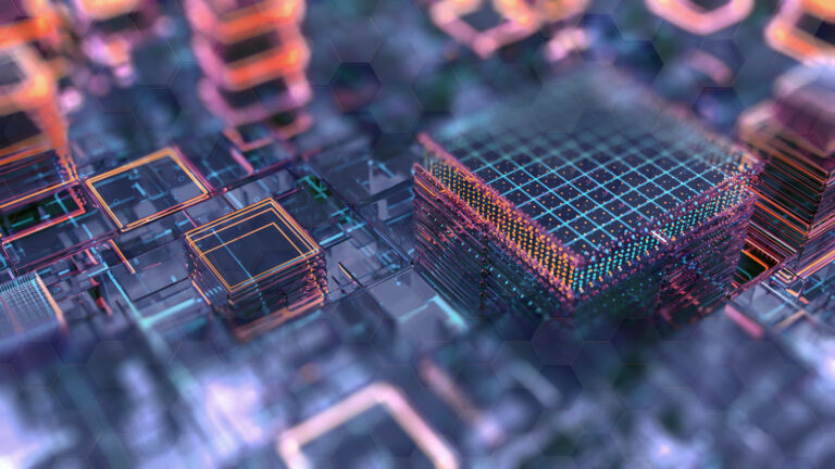 Big data Network Abstract concept