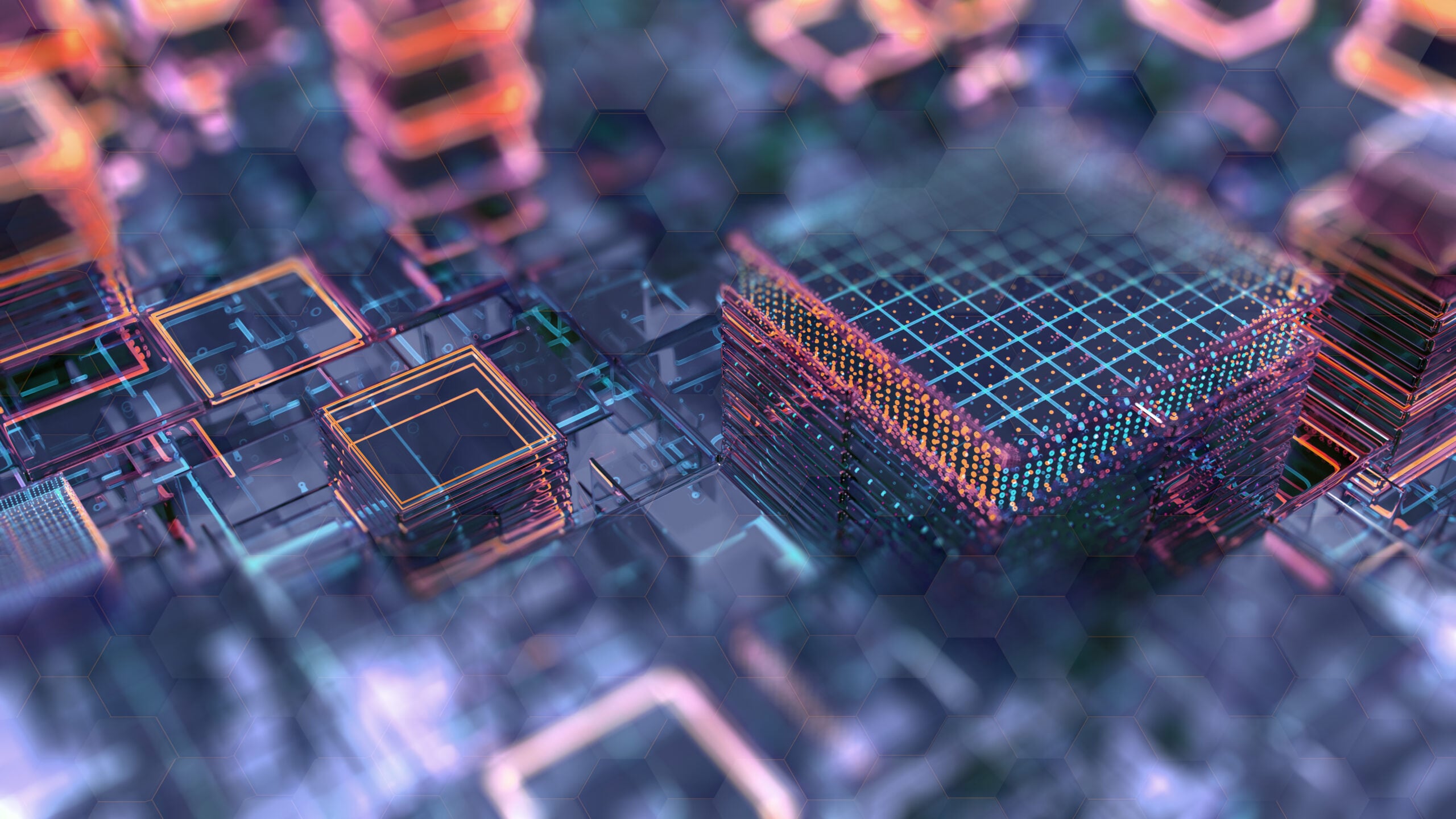 Big data Network Abstract concept